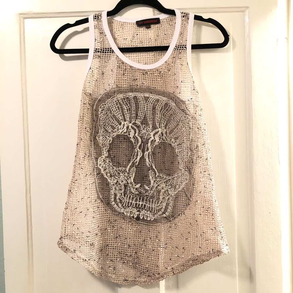 Skull tank top